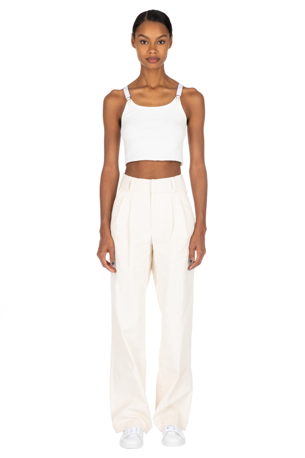 Corduroy trousers - Light beige - Ladies | H&M