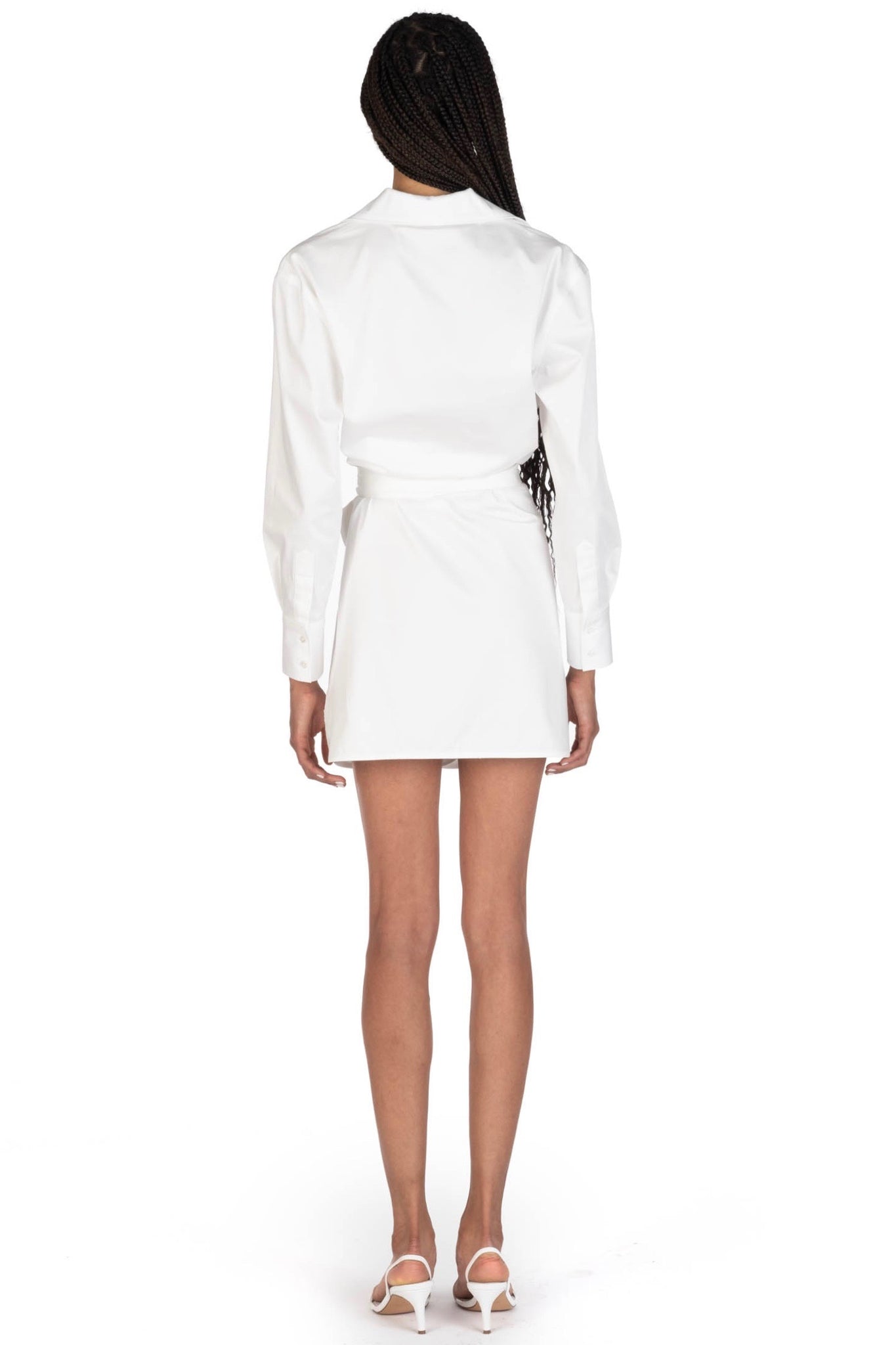 WRAP DRESS - White