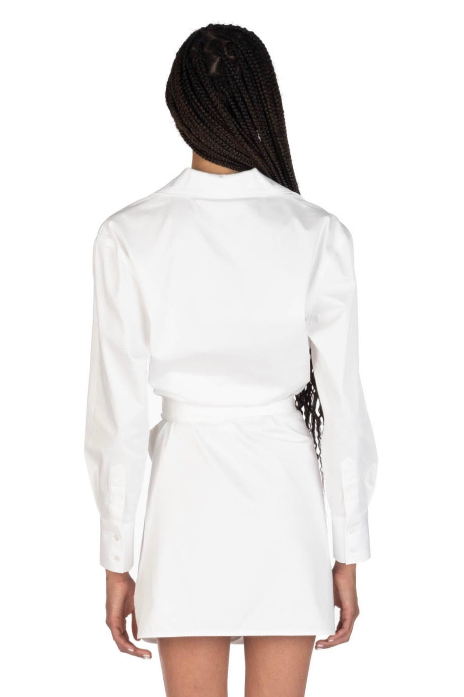 WRAP DRESS - White